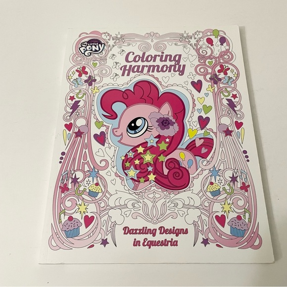 My Little Pony Coloring Harmony Book Dazzling Designs in Equestria - Picture 1 of 16